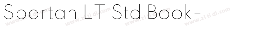 Spartan LT Std Book字体转换